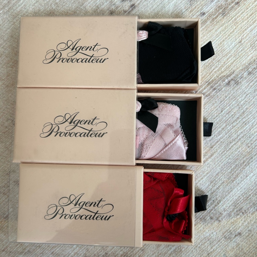 Agent Provocateur AP Trixie 3 pack NWT RARE